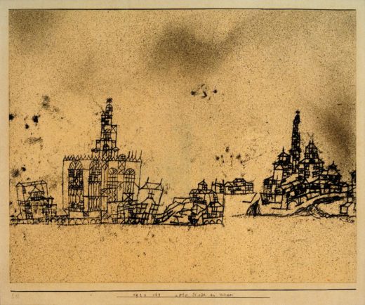 Paul Klee „Alte Stadt am Wasser“ 35 x 28 cm 1