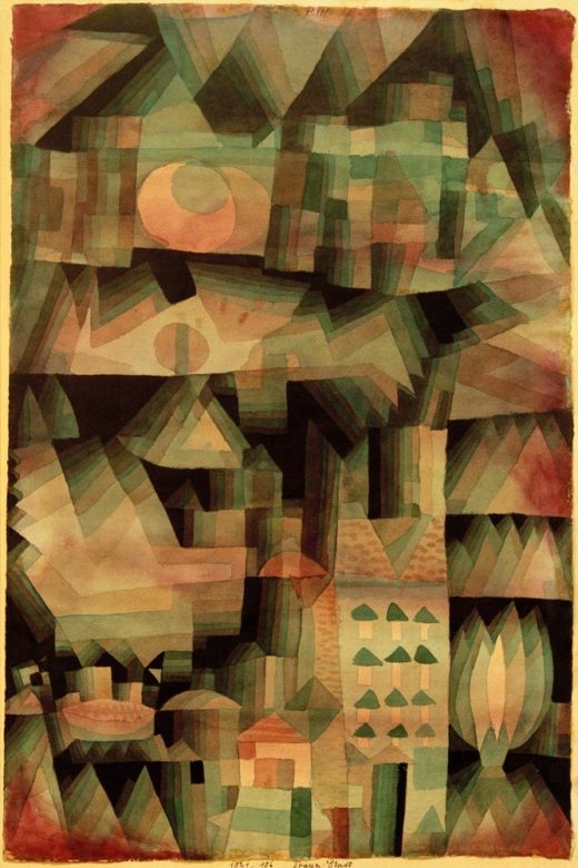 Paul Klee „Traum-Stadt“ 31 x 48 cm 1