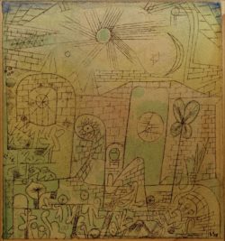 Paul Klee "Frühlings-Sonne" 15 x 15 cm
