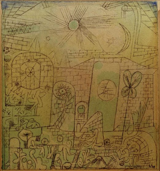 Paul Klee „Frühlings-Sonne“ 15 x 15 cm 1