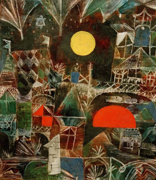 Paul Klee „Mondaufgang Sonnenuntergang“ 35 x 41 cm 1