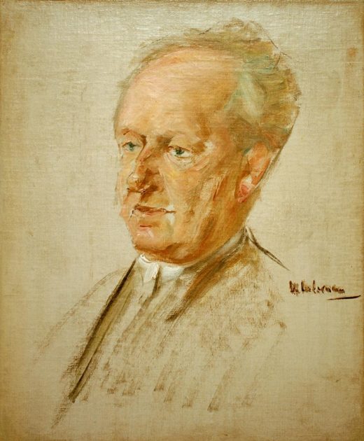Max Liebermann „Porträt Gerhart Hauptmann“ 45 x 55 cm 1